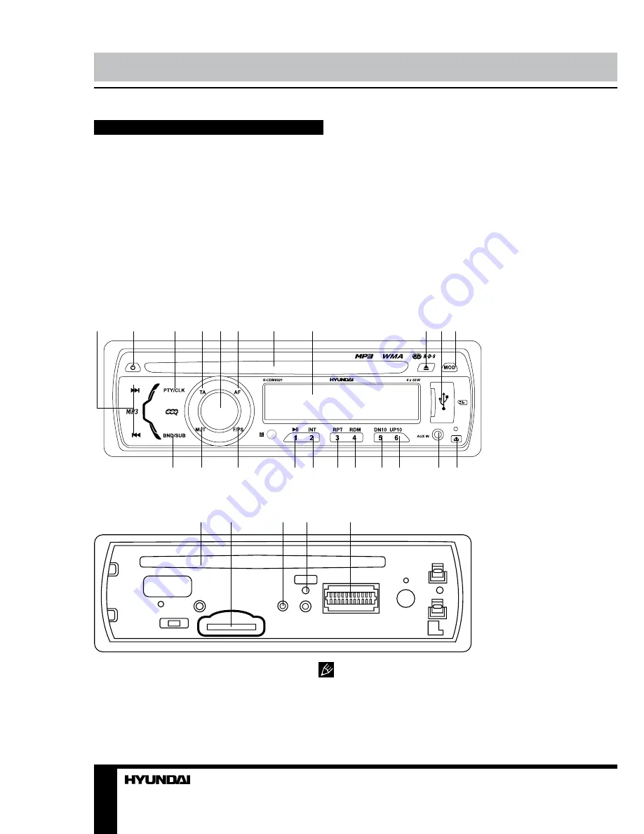 Hyundai H-CDM8021 Instruction Manual Download Page 28