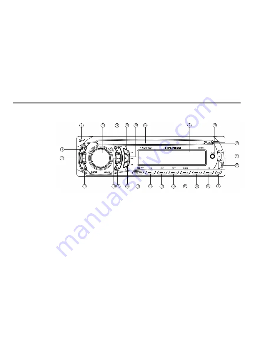 Hyundai H-CDM8024 Скачать руководство пользователя страница 8