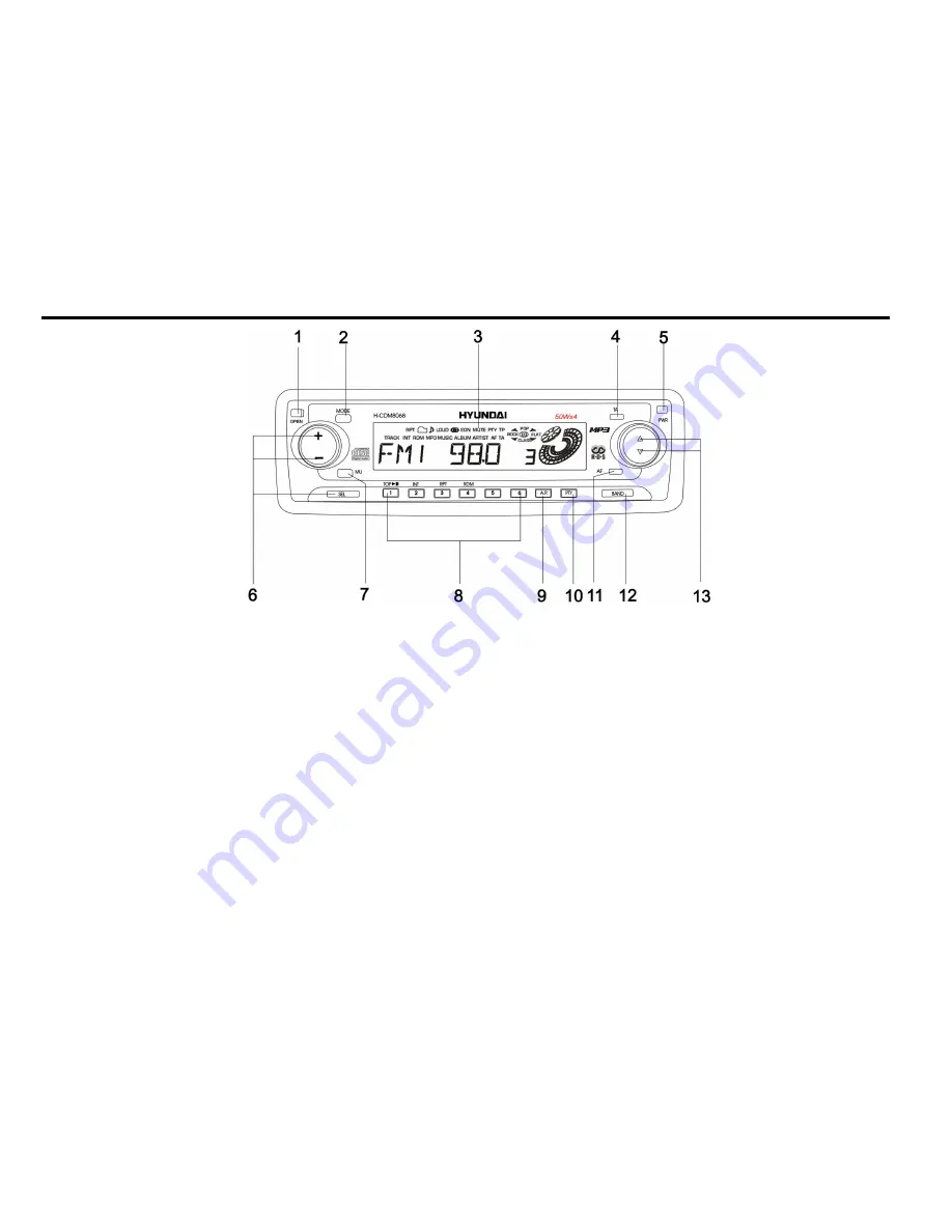 Hyundai H-CDM8068 Instruction Manual Download Page 25