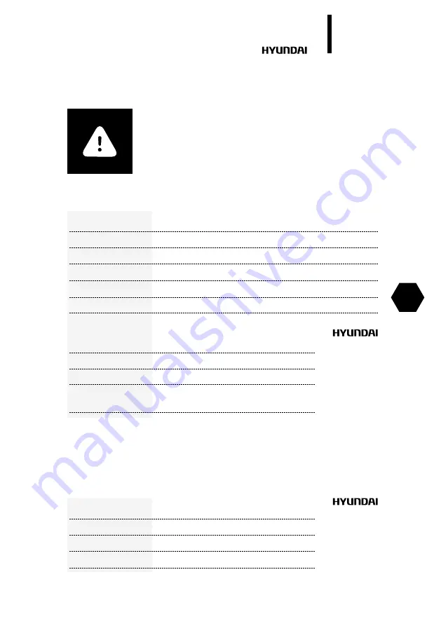 Hyundai H-PAC-07C1UR7 Instruction Manual & Warranty Card Download Page 57