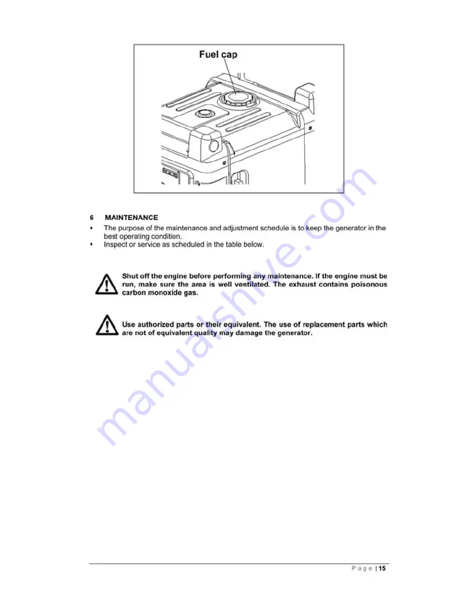 Hyundai HY3600SEi Operating Instructions Manual Download Page 21