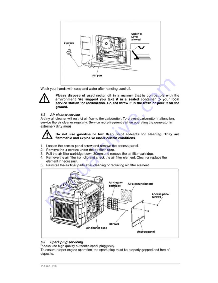 Hyundai HY3600SEi Operating Instructions Manual Download Page 24