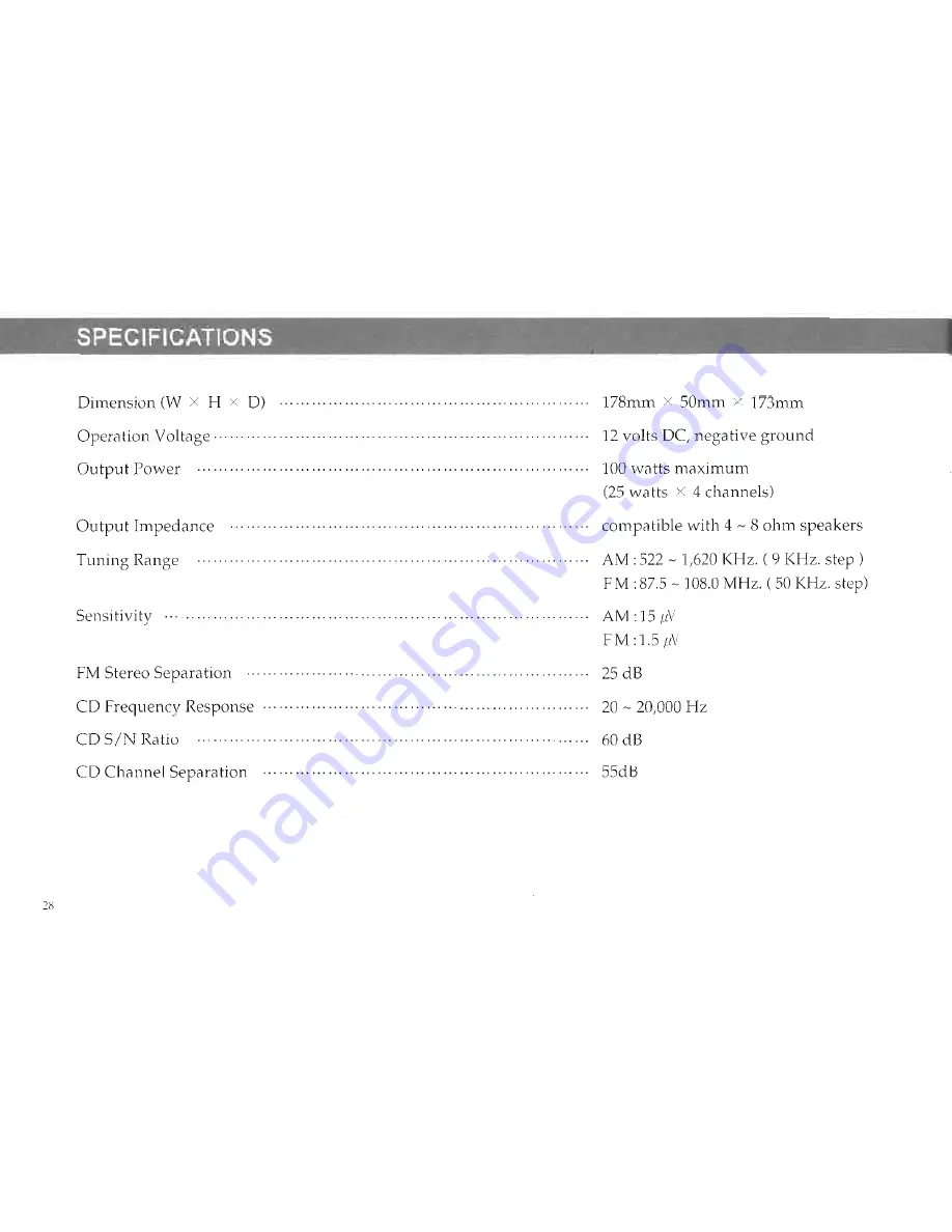 Hyundai MP3-01 Instruction Manual Download Page 28