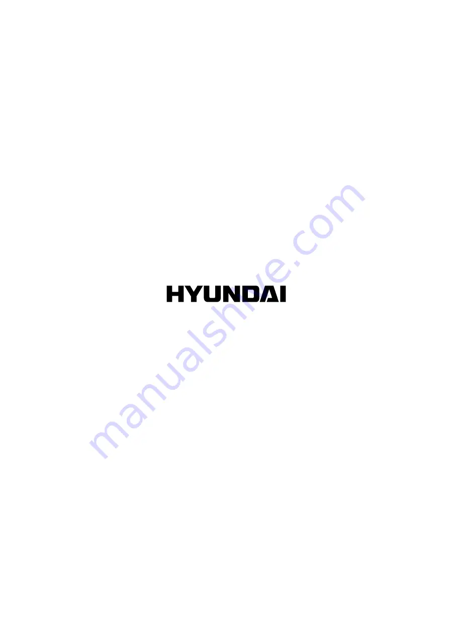 Hyundai PR 411 B Instruction Manual Download Page 20