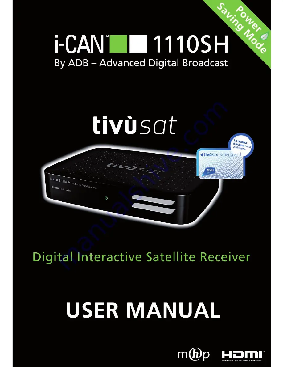 I-CAN tivusat 1110SH User Manual Download Page 1