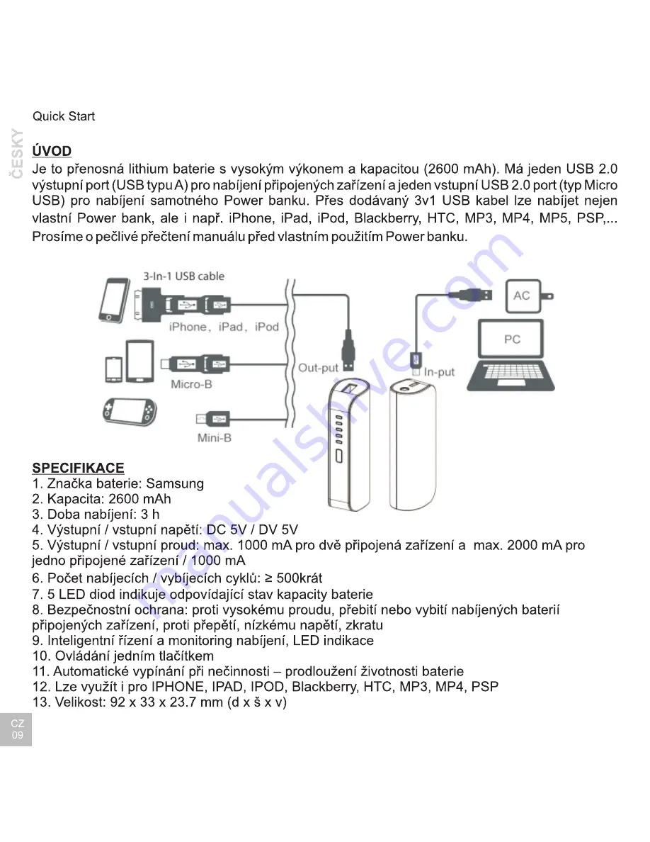 i-tec pb2600B/pw14 Скачать руководство пользователя страница 10