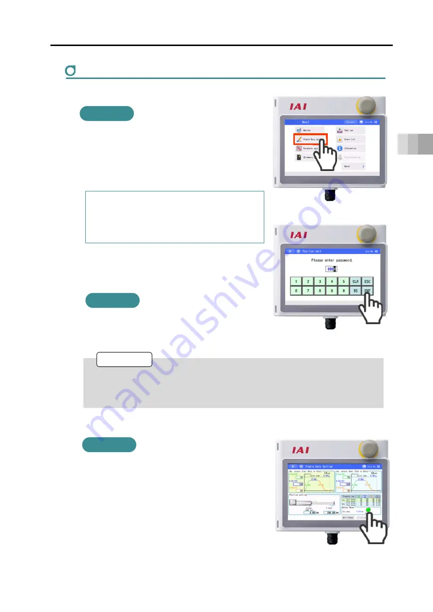 IAI EC-ST15 Instruction Manual Download Page 87