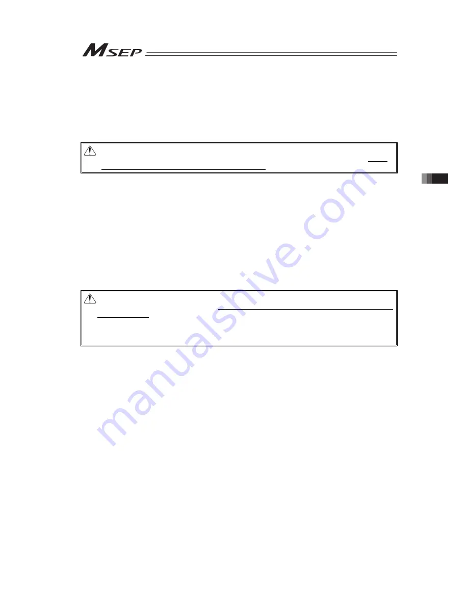 IAI Msep Instruction Manual Download Page 137