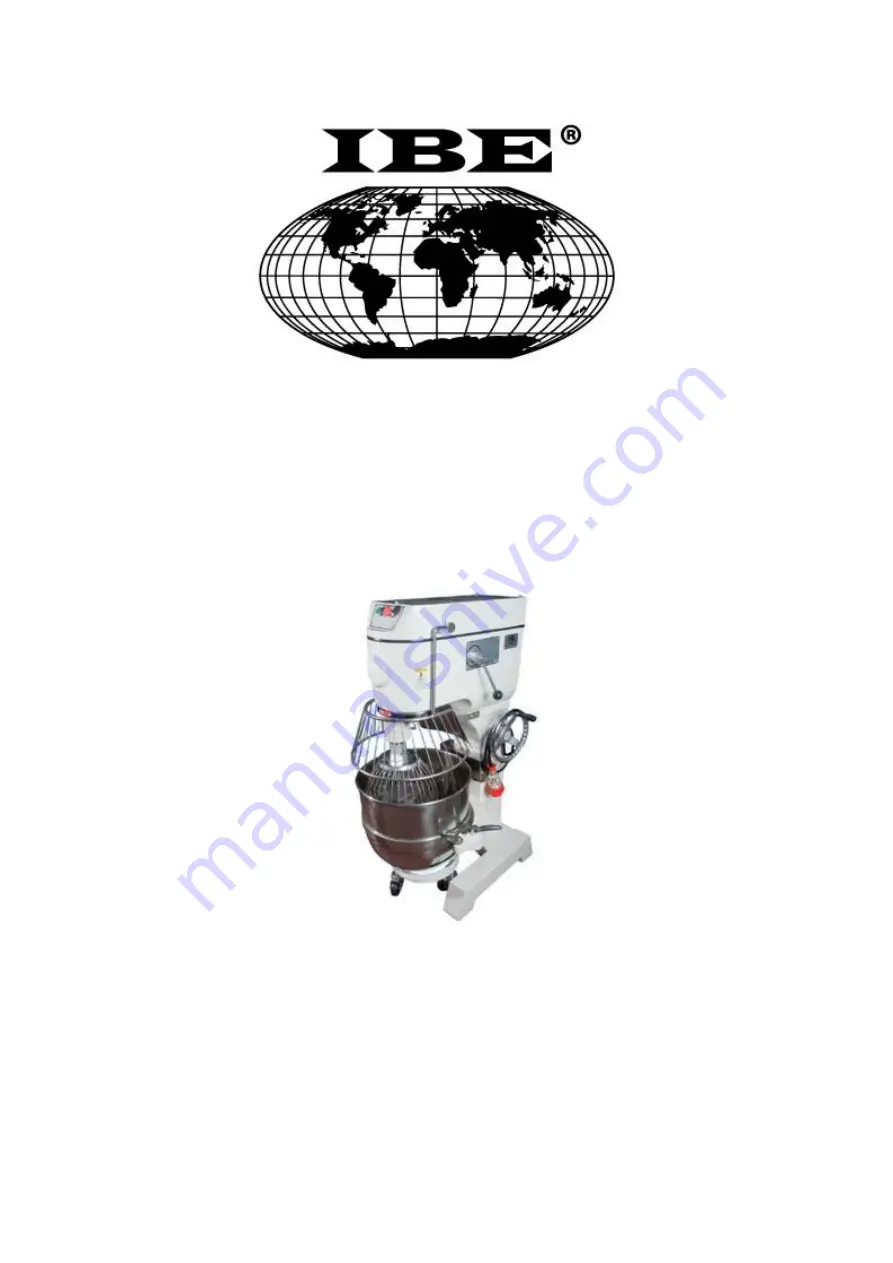 IBE TM90B Скачать руководство пользователя страница 1