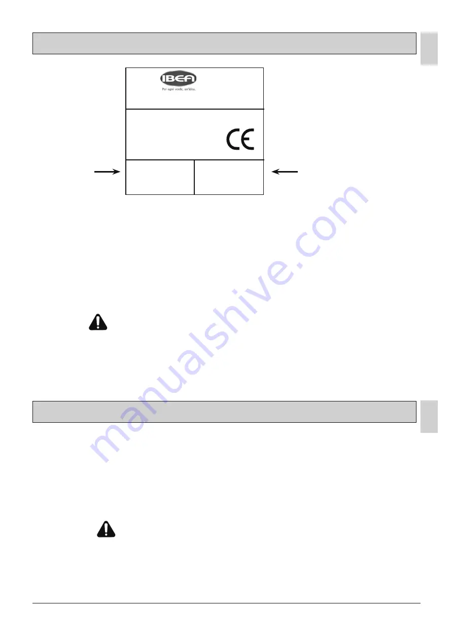 IBEA IBT-3000 User And Maintenance Manual Download Page 17