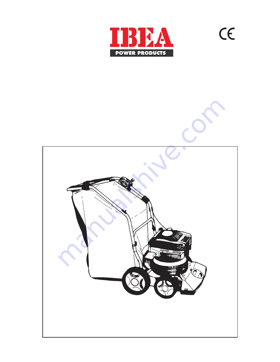 IBEA Turbo 50 Operator'S Manual Download Page 1