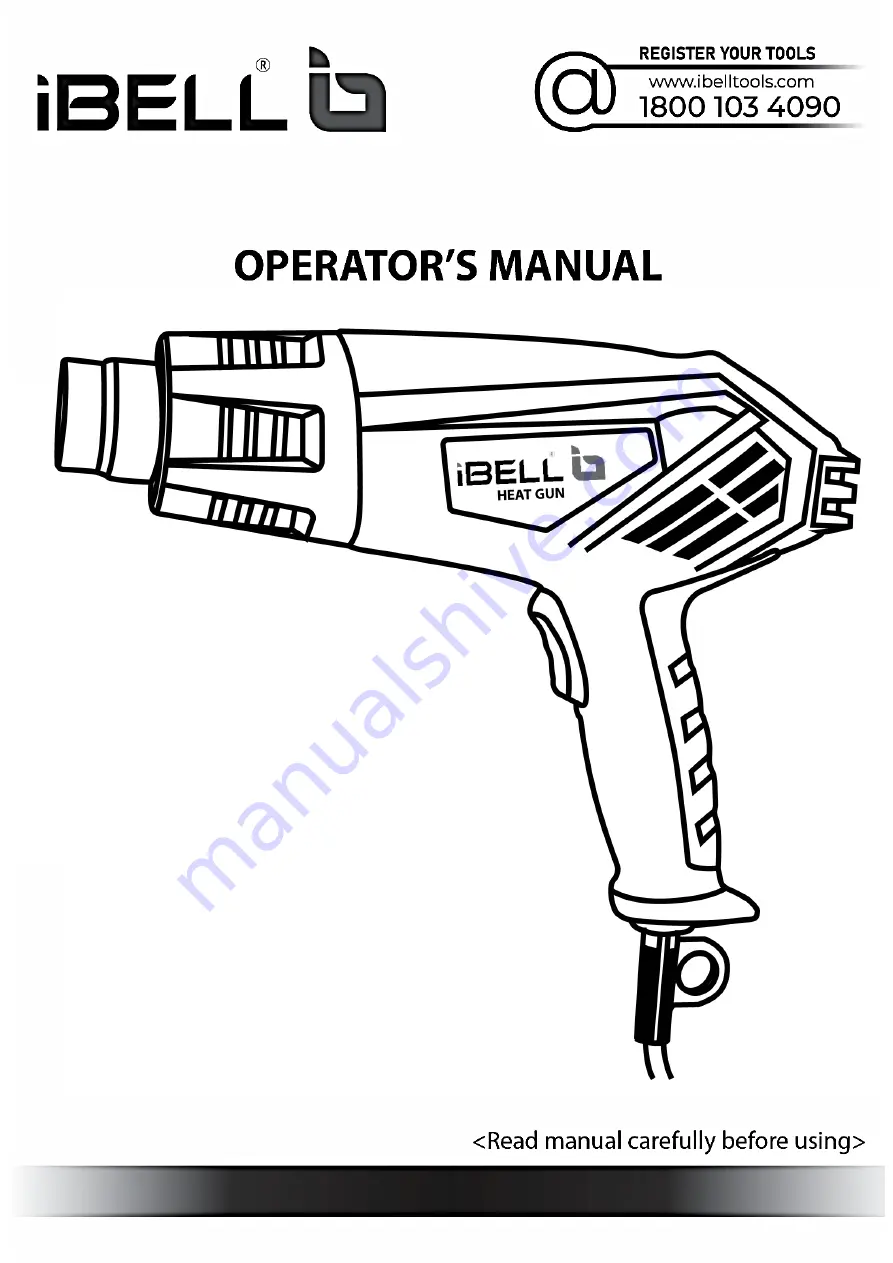 iBell HG20-82 Operator'S Manual Download Page 1