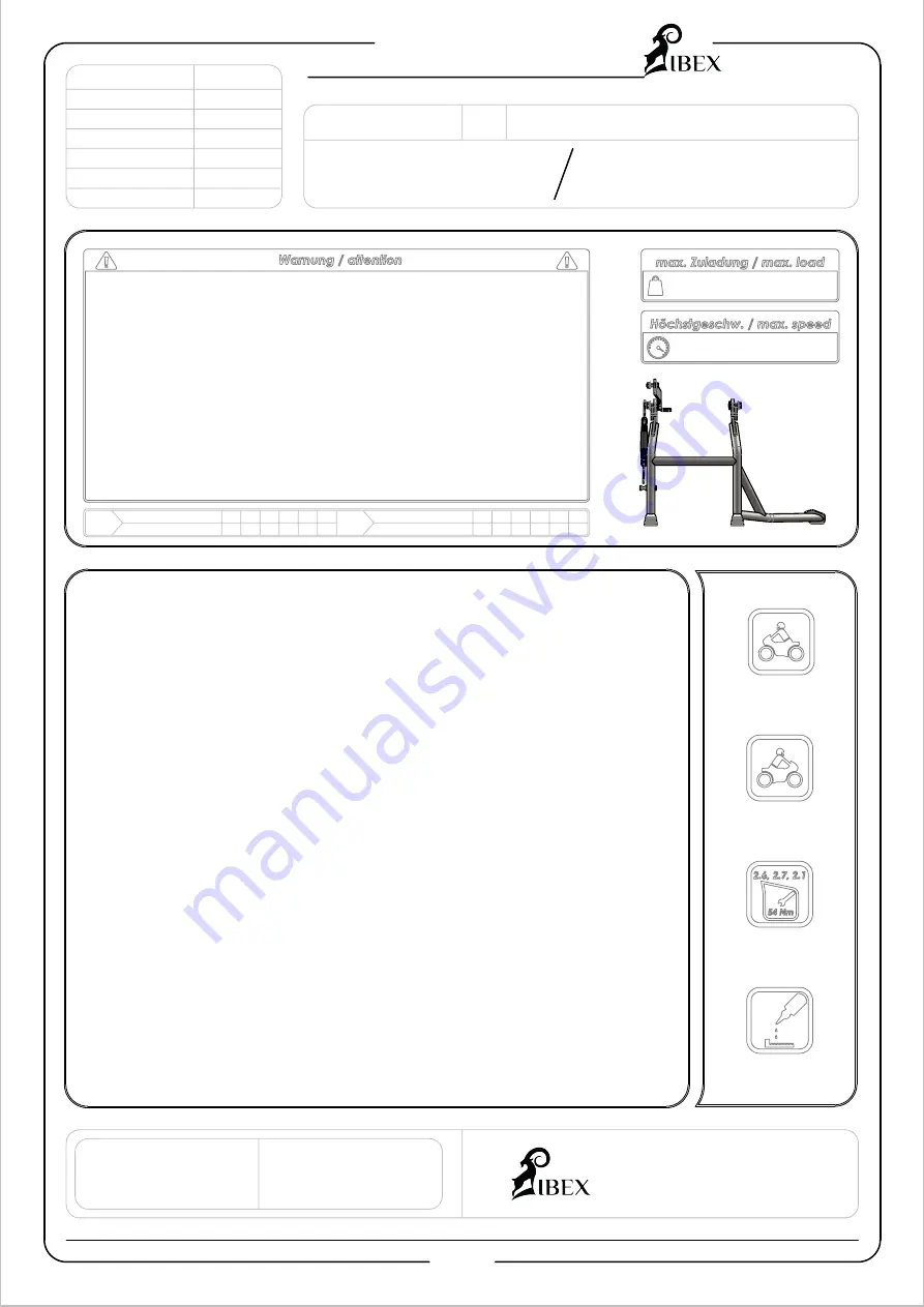 IBEX 10008852 Mounting Instruction Download Page 1