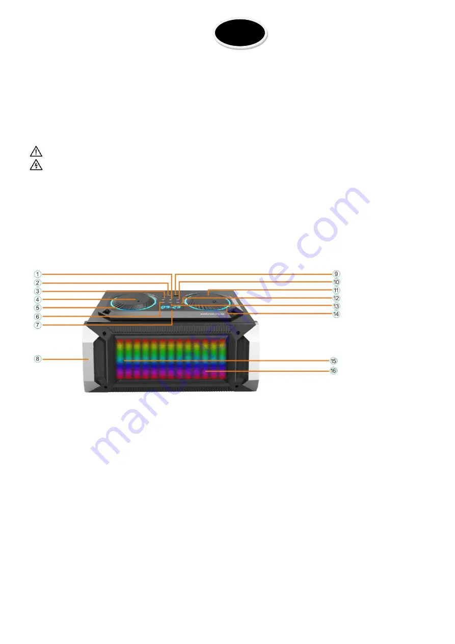 Ibiza sound 15-2525 Instruction Manual Download Page 18