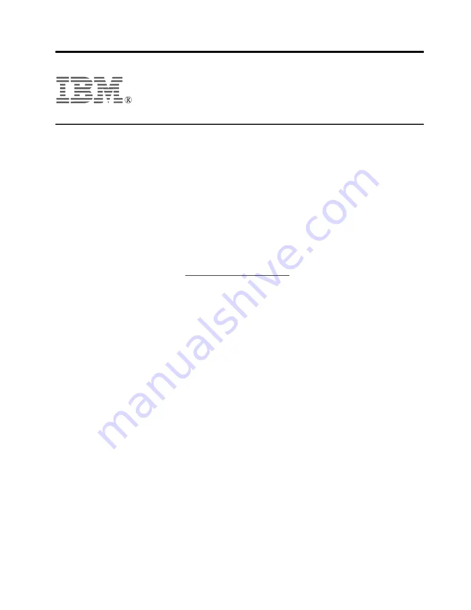 IBM 07N2250 User Manual Supplement Download Page 1