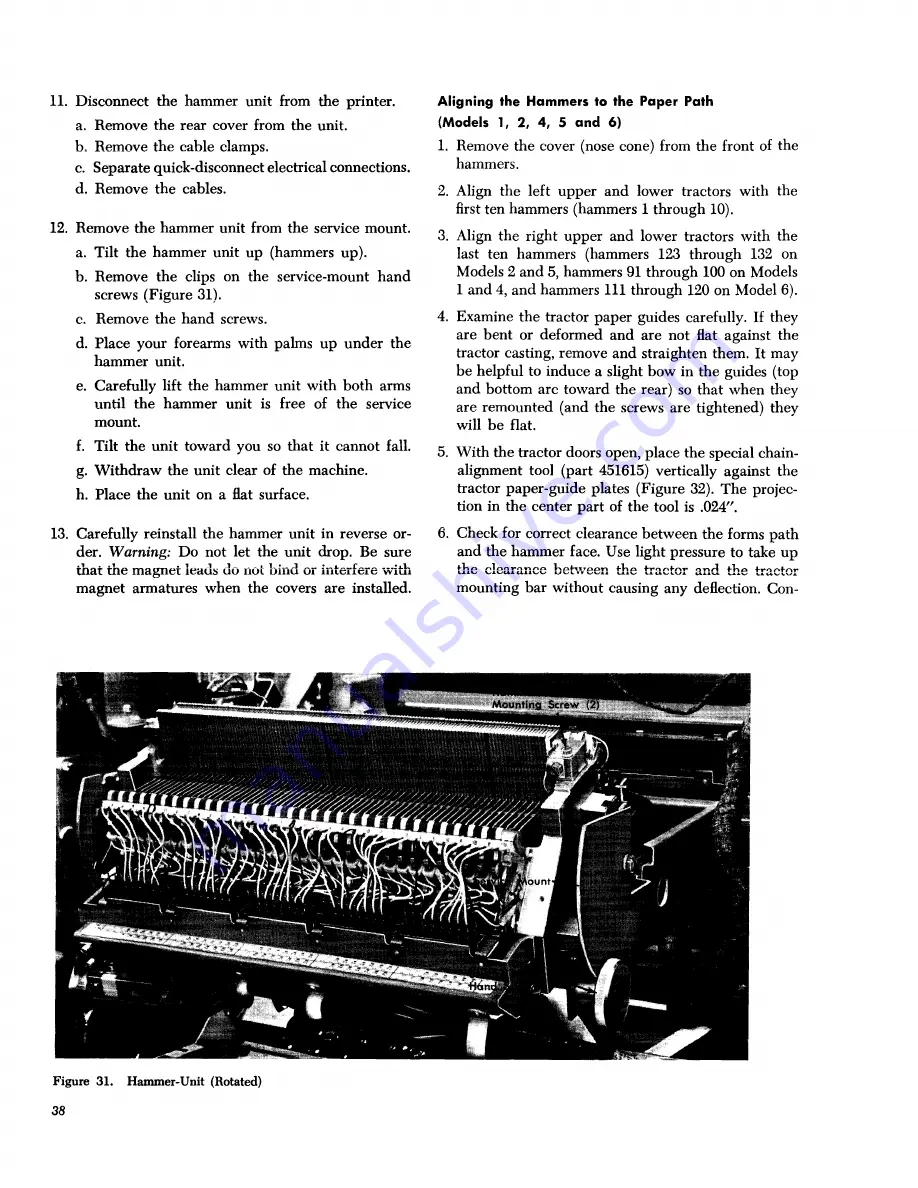 IBM 1403 Field Engineering Maintenance Manual Download Page 38