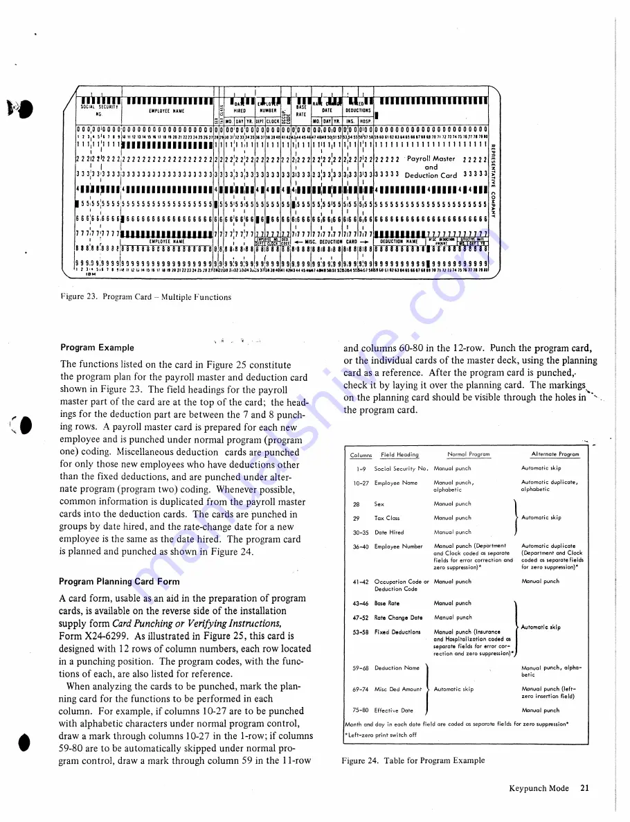 IBM 545 Output Punch 1 Скачать руководство пользователя страница 21