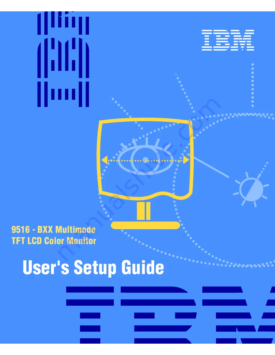 IBM 9516-BXX User'S Setup Manual Download Page 1