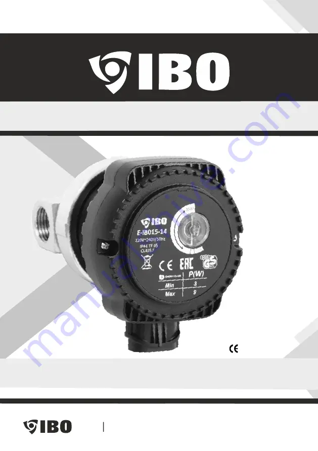 IBO E-IBO 15-14 Manual Download Page 1