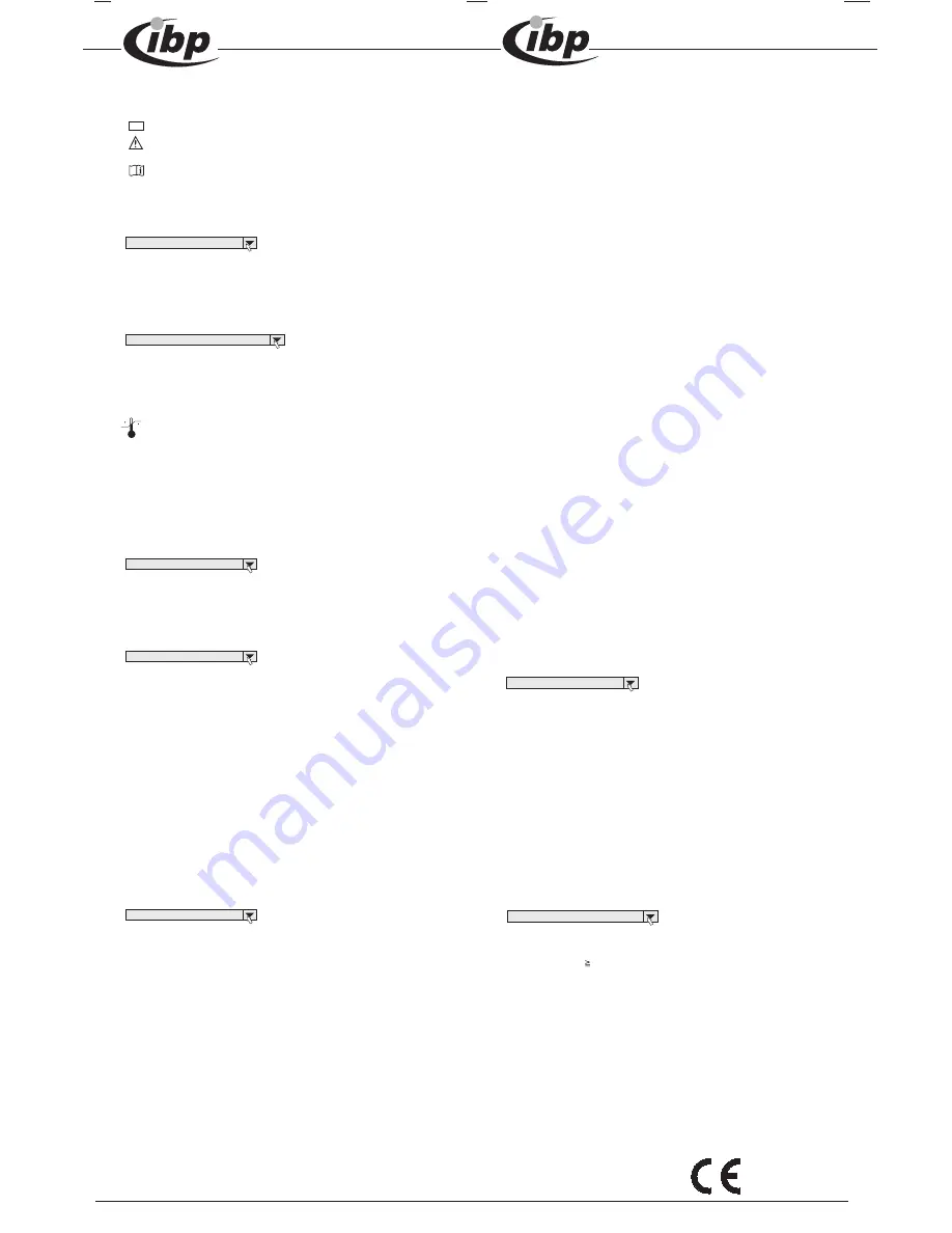 IBP TD 4313 Manual Download Page 1