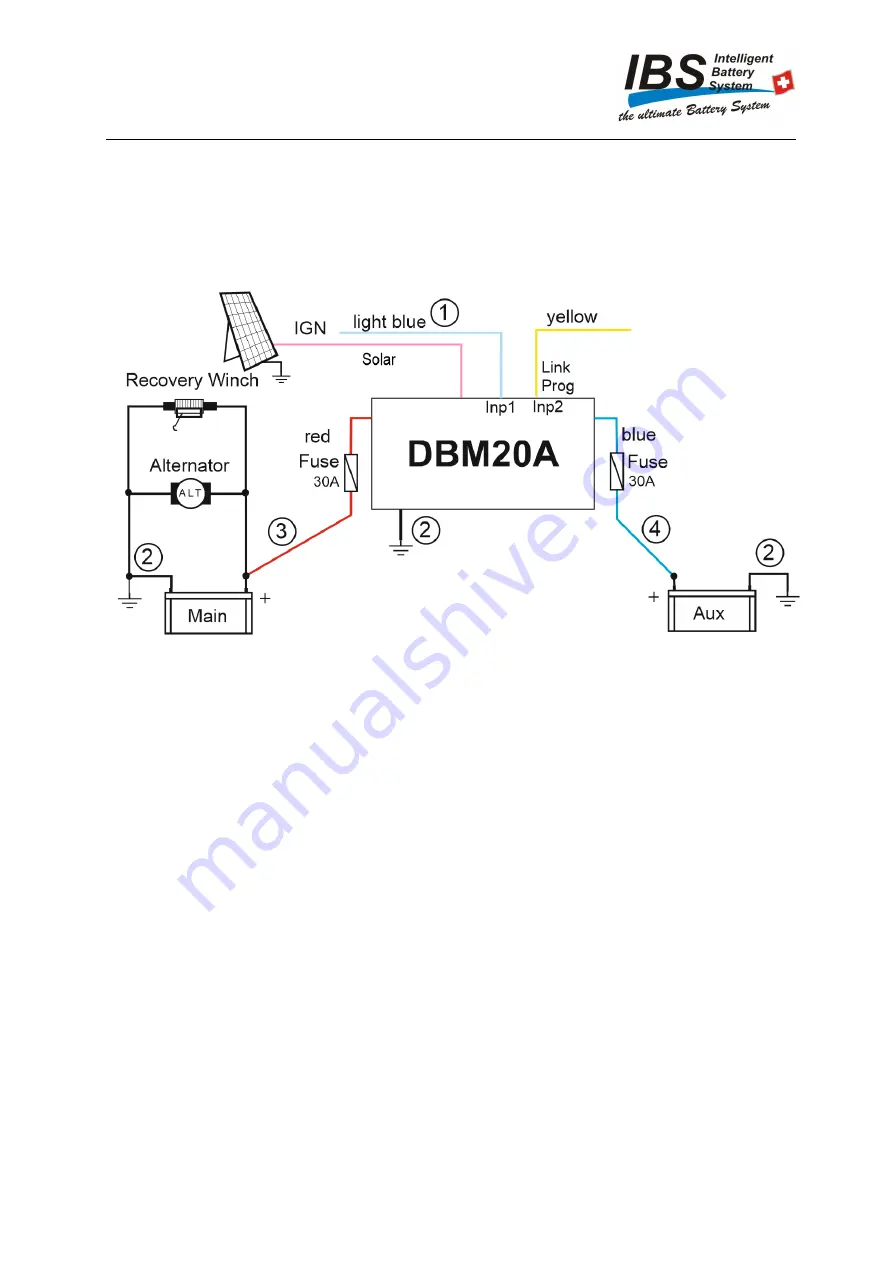 IBS DBM20A Manual Download Page 12