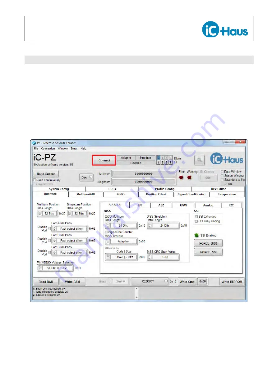 iC-Haus iC-PZ Getting Started Manual Download Page 4