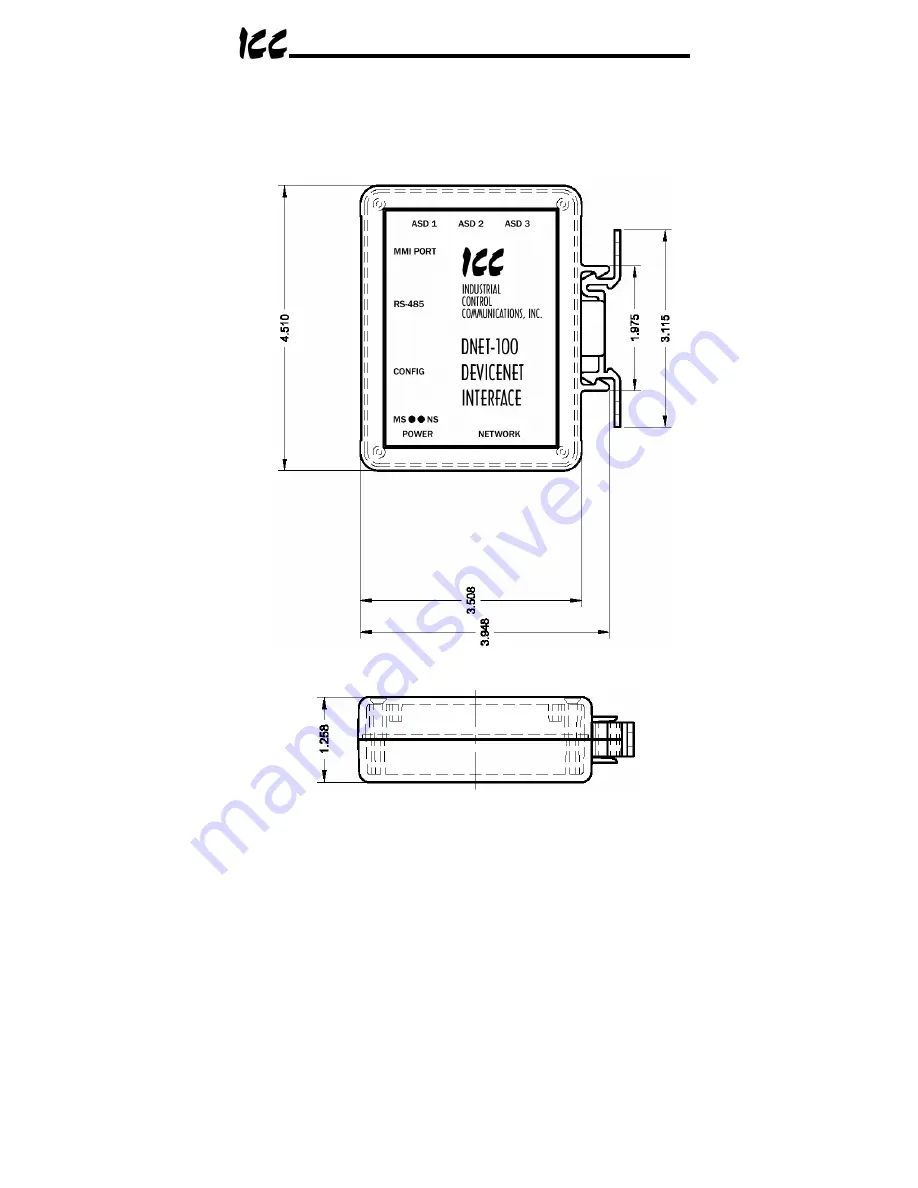 ICC DNET-100 User Manual Download Page 8