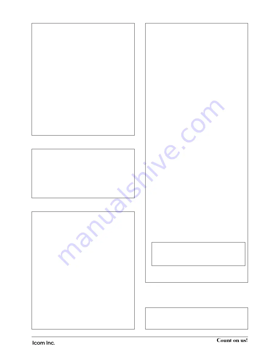 Icom HM-162B Instructions Manual Download Page 8