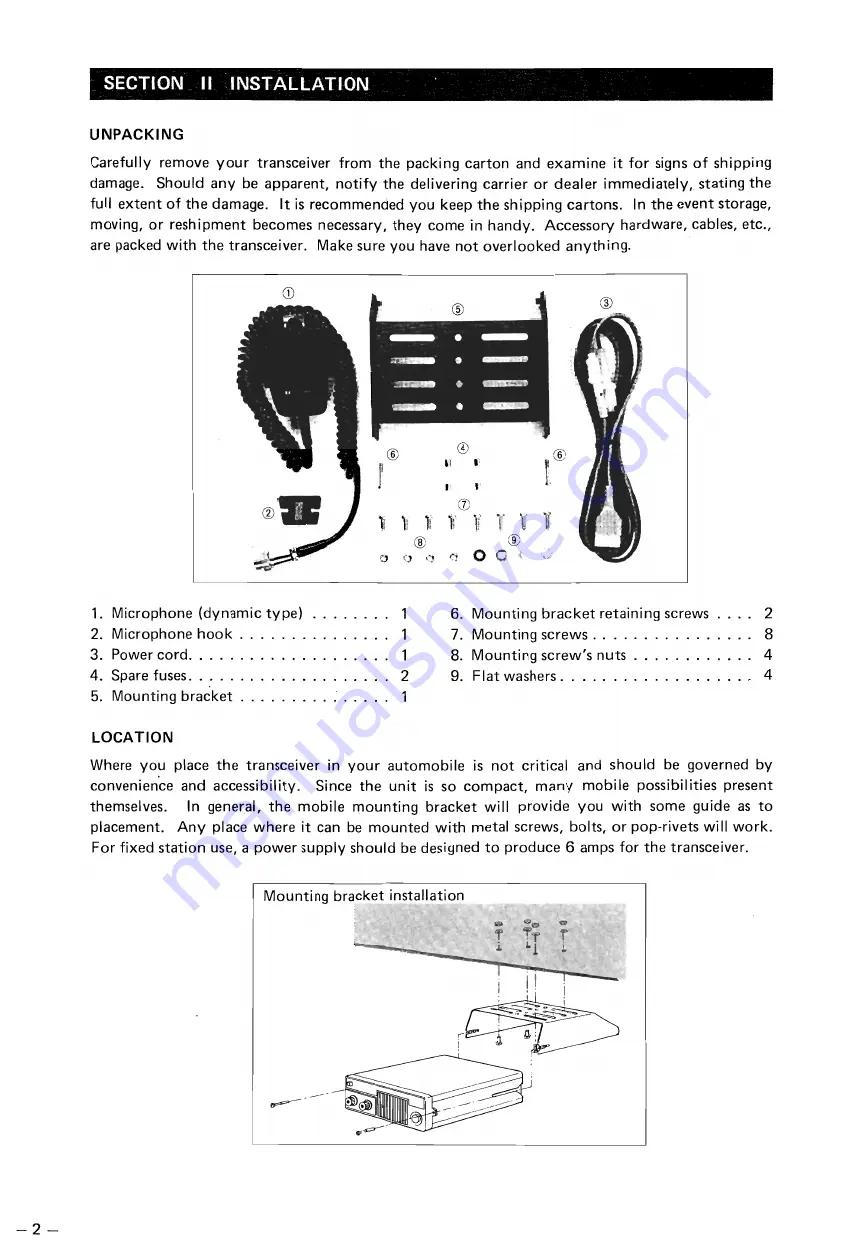 Icom IC-125 Скачать руководство пользователя страница 4