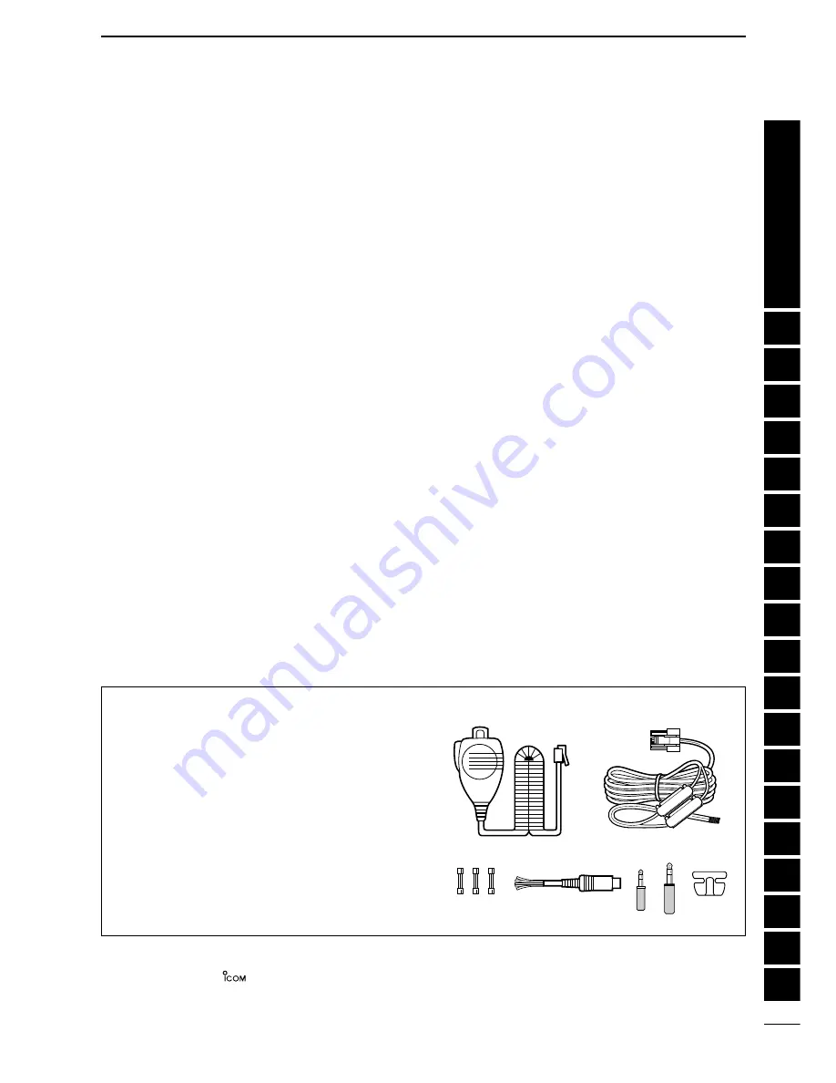 Icom IC-703 Instruction Manual Download Page 3