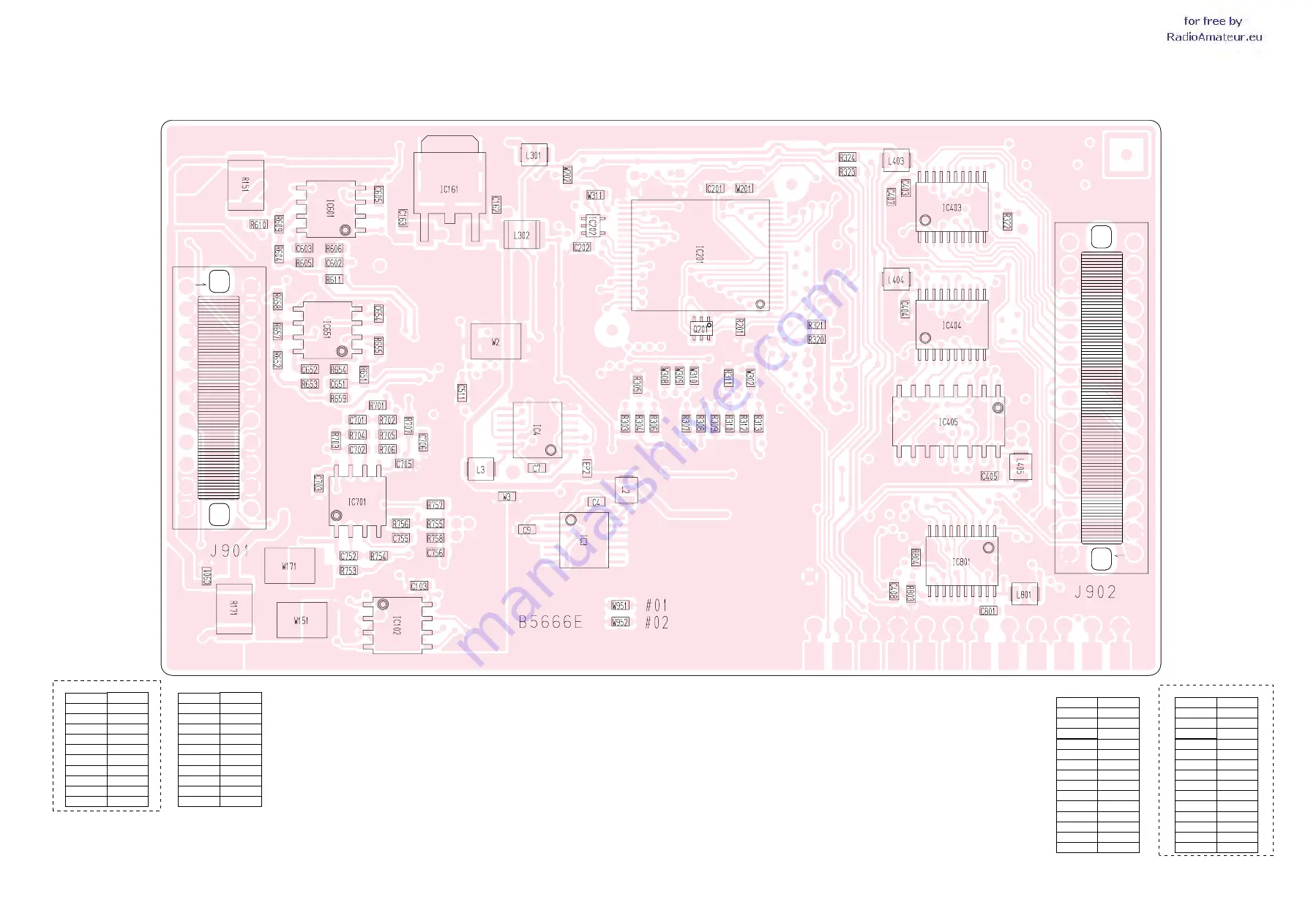 Icom IC-7400 Service Manual Download Page 70