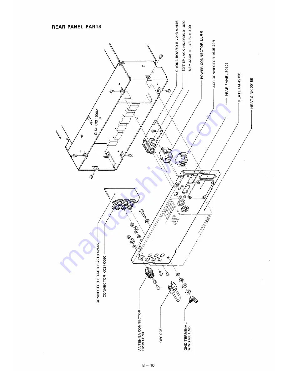 Icom IC-751 Service Manual Download Page 68