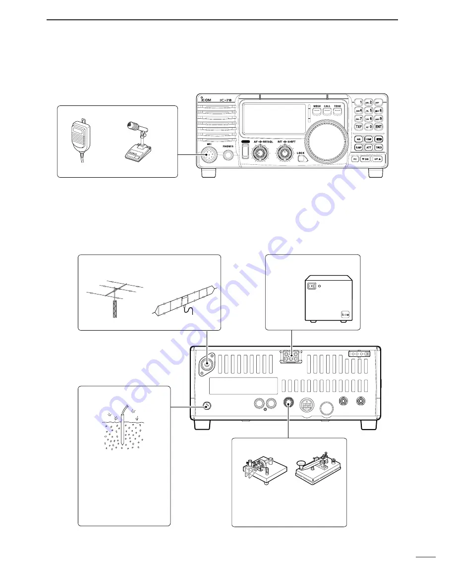 Icom IC-78 Instruction Manual Download Page 11