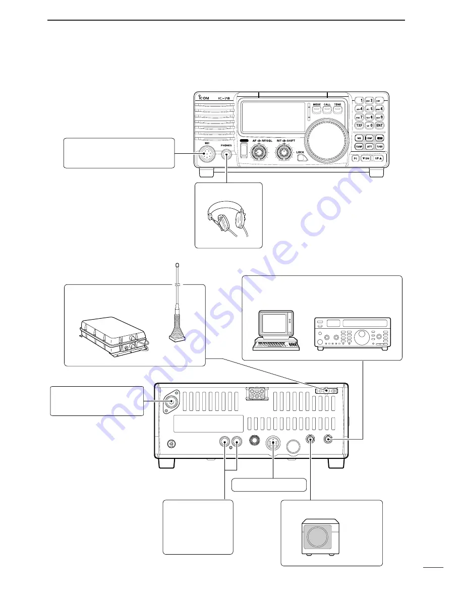 Icom IC-78 Instruction Manual Download Page 13