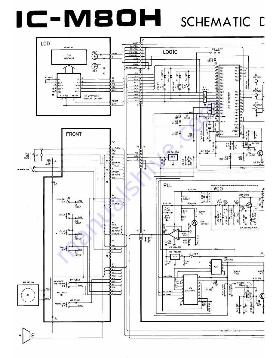 Icom IC-M80 Maintenance Manual Download Page 127