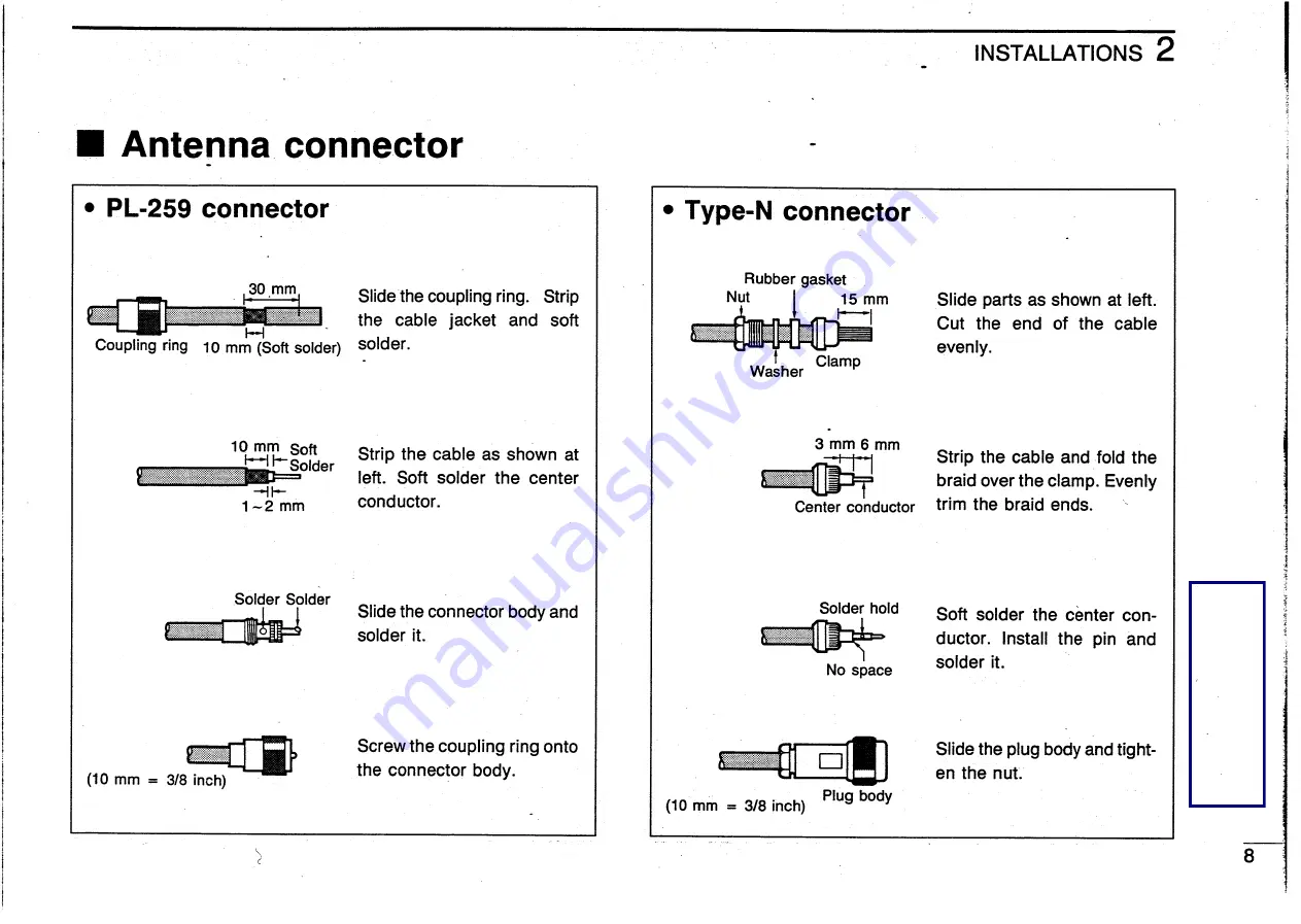 Icom IC-R100 Instruction Manual Download Page 11