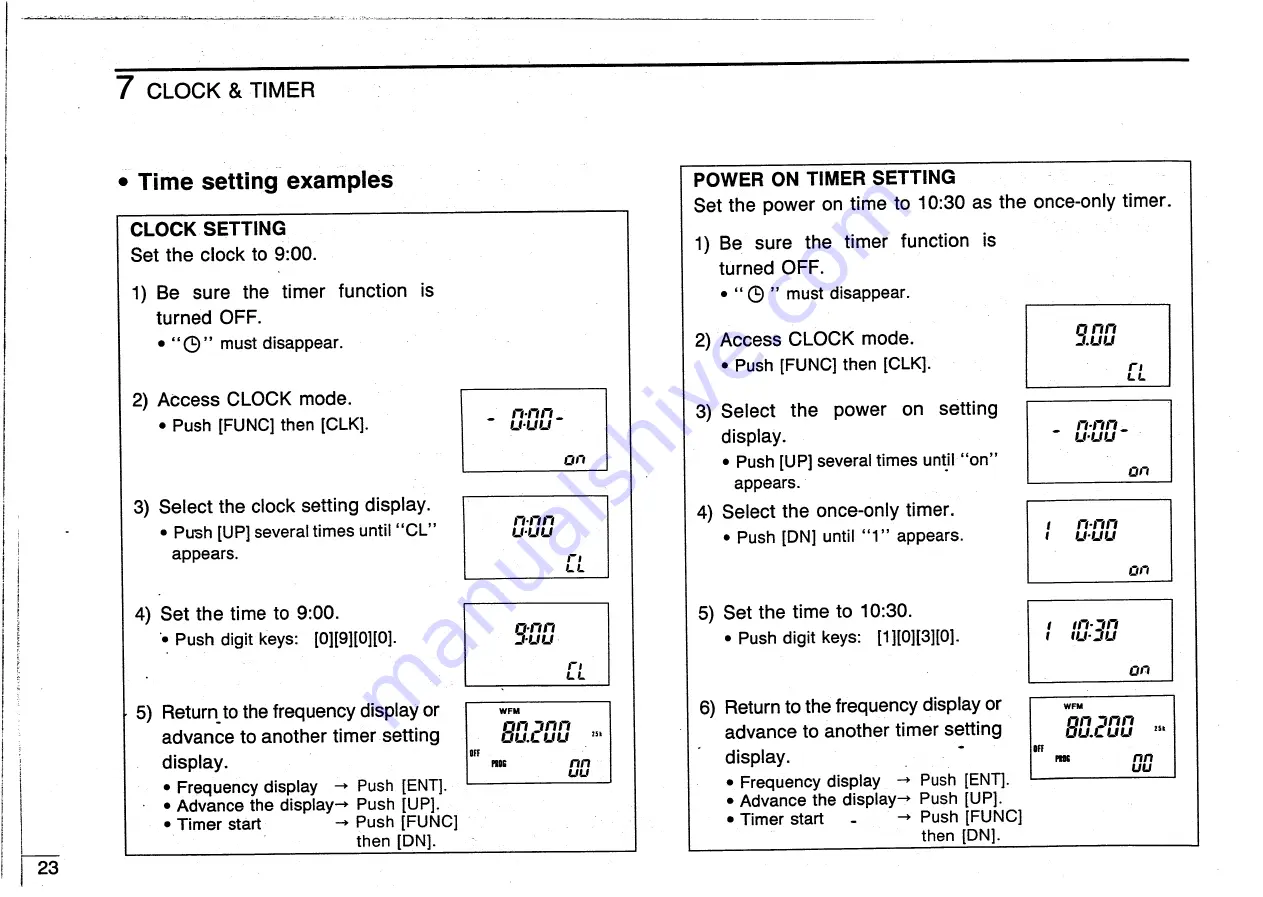 Icom IC-R100 Instruction Manual Download Page 26