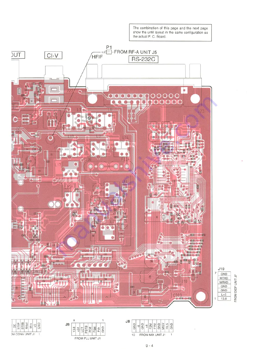 Icom iC- r8500 Service Manual Download Page 67