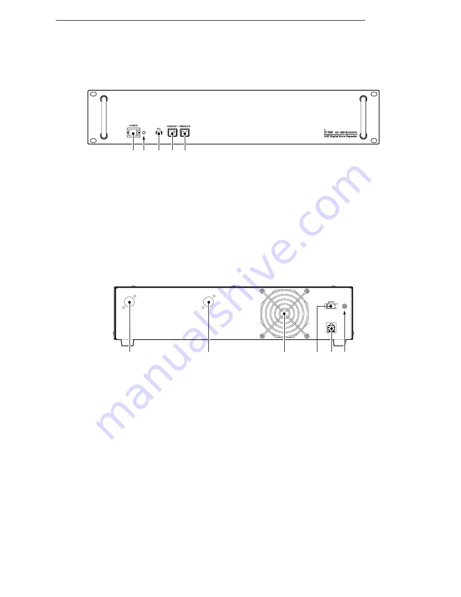 Icom ID-RP4000V Instruction Manual Download Page 5