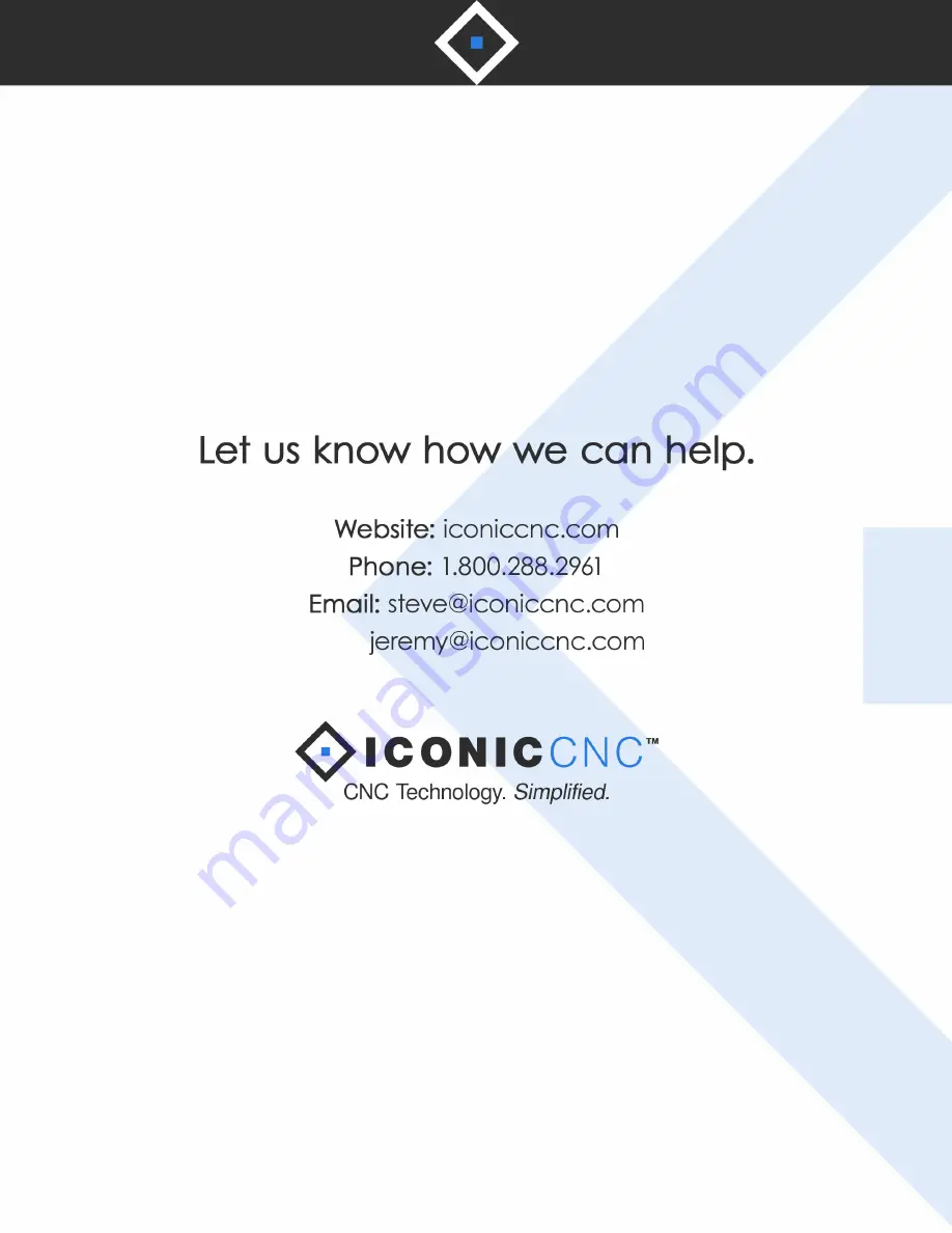 Iconic i2015 CNC Owner'S Manual Download Page 35