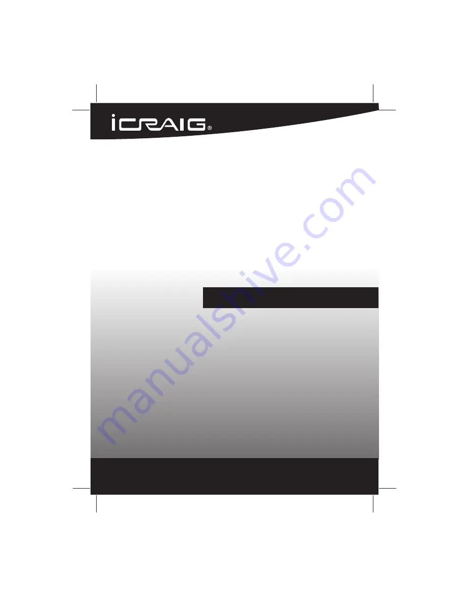 iCraig CMB3215 Owner'S Manual Download Page 1