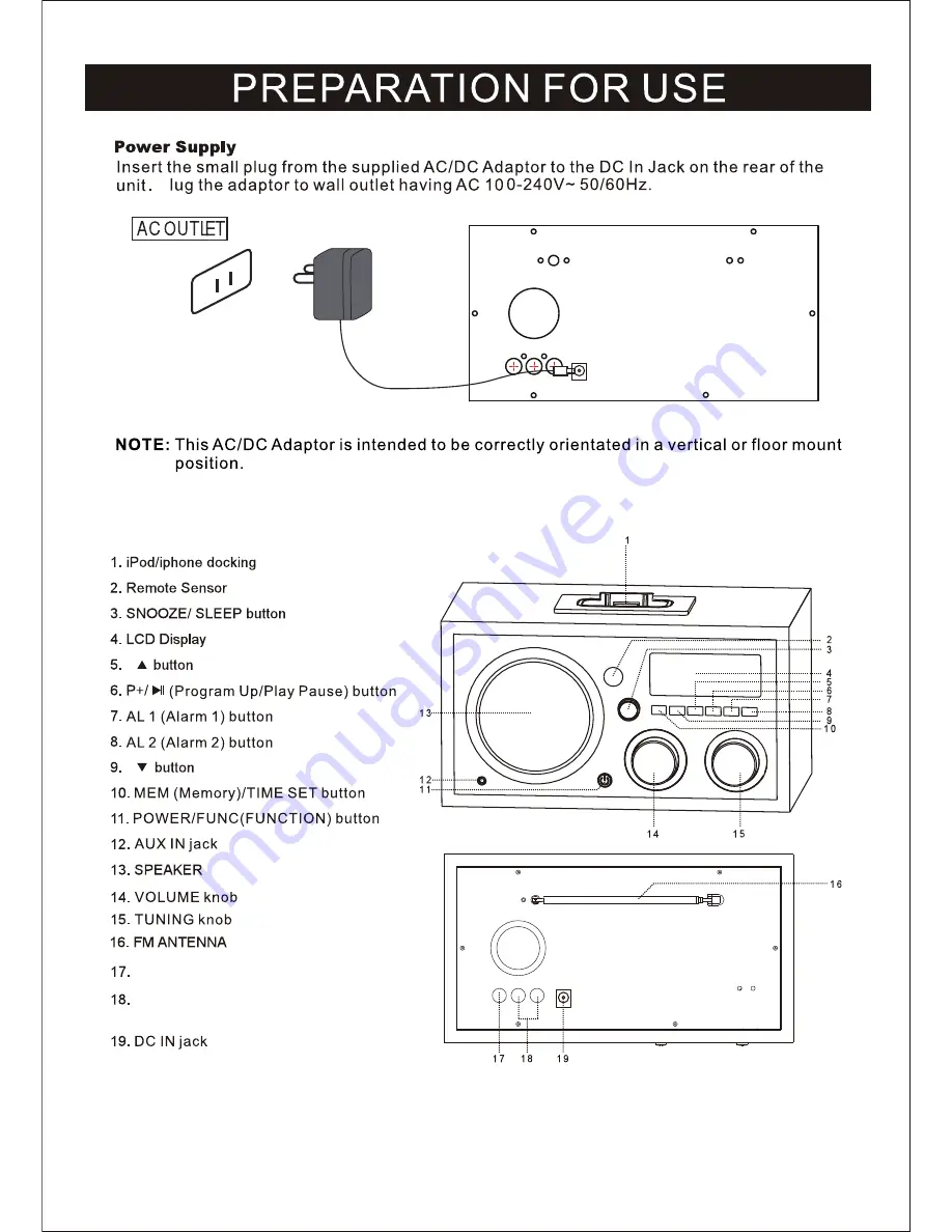 iCraig CMB3215 Owner'S Manual Download Page 7