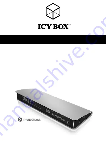 Icy Box IB-DK2801-TB3 Manual Download Page 1