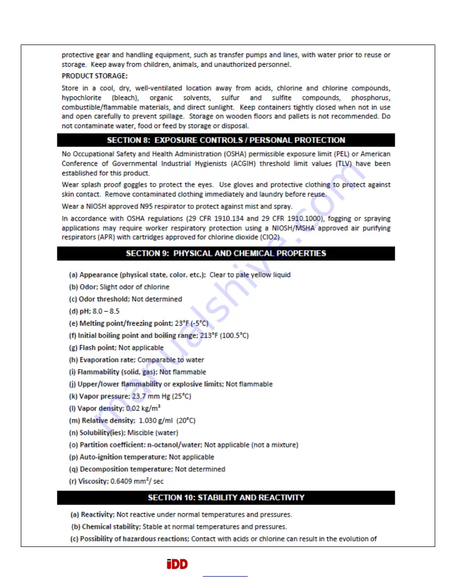 IDD Processing & Packaging SQUIRE PLUS 2 Operation Manual Download Page 48