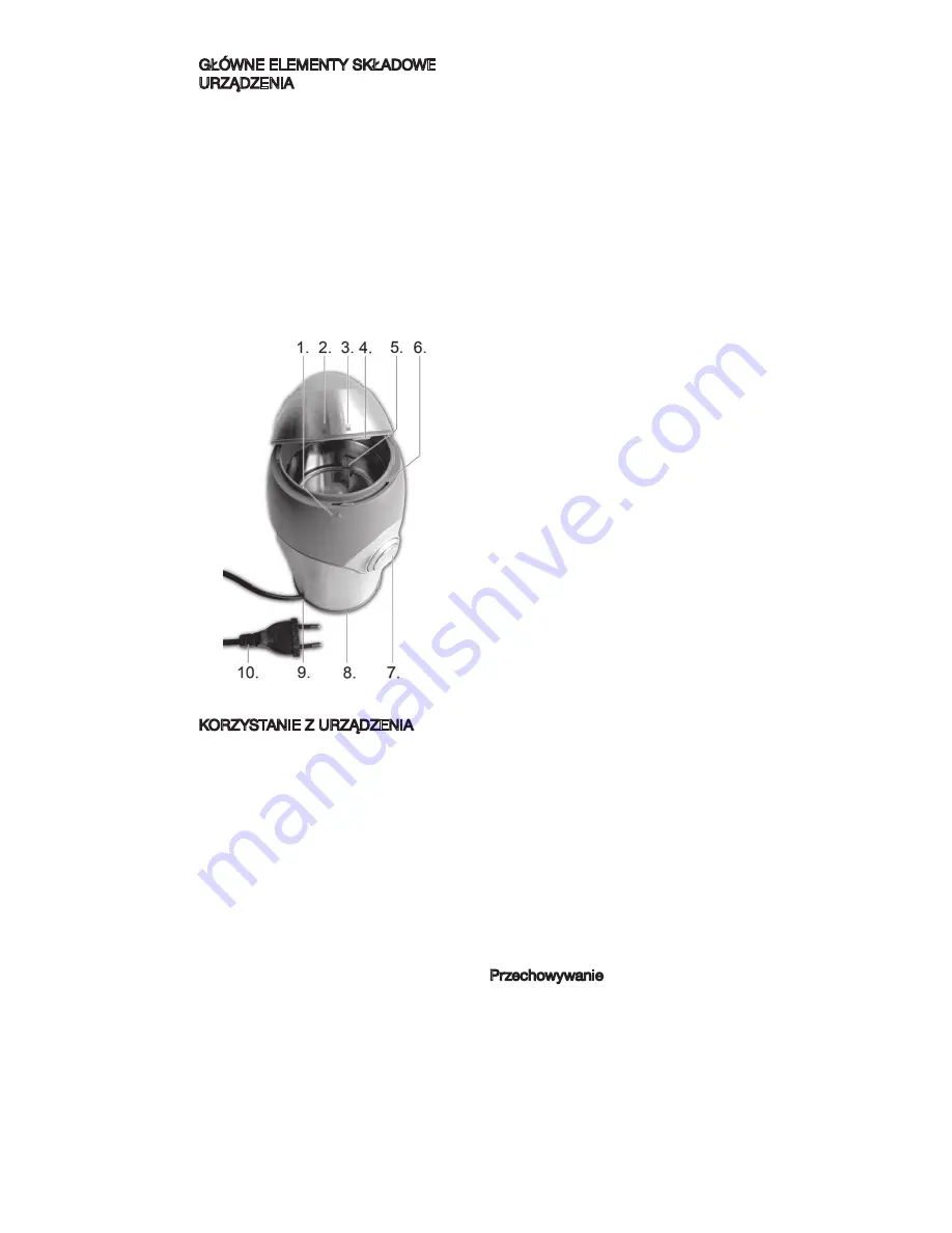 Ide Line Coffee Grinder 745-95 User Manual Download Page 21