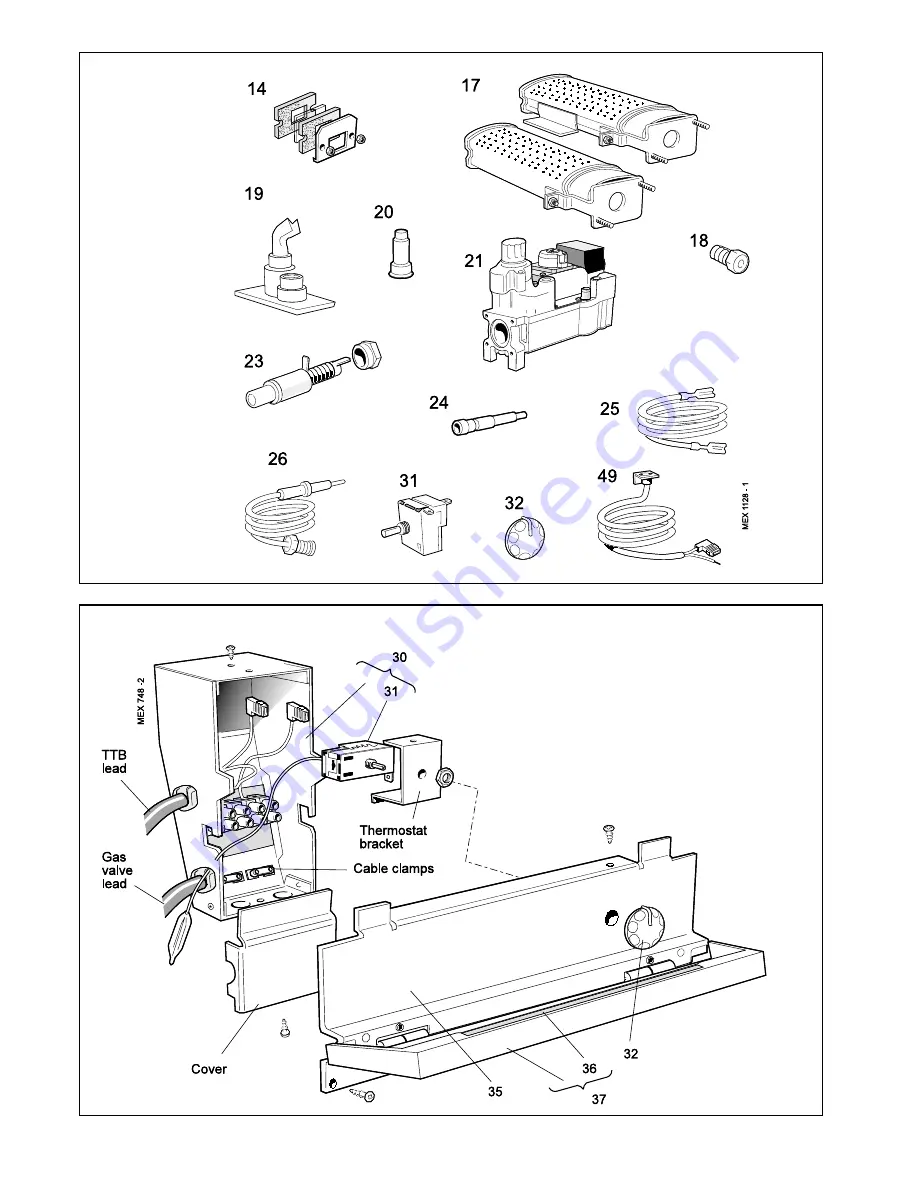 Ideal Boilers CF#/125 Installation And Servicing Manual Download Page 32