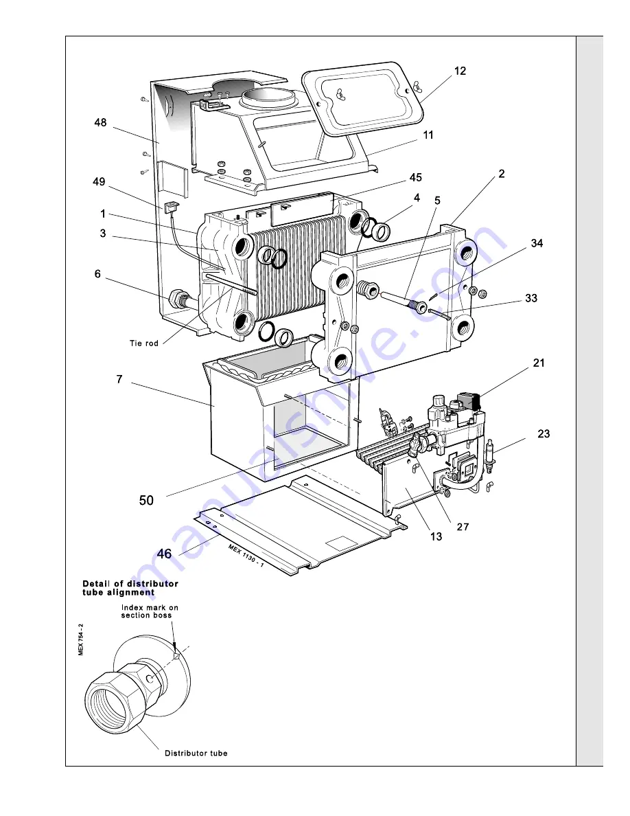 Ideal Boilers Mexico Super CF 3/40 Installation & Servicing Manual Download Page 9