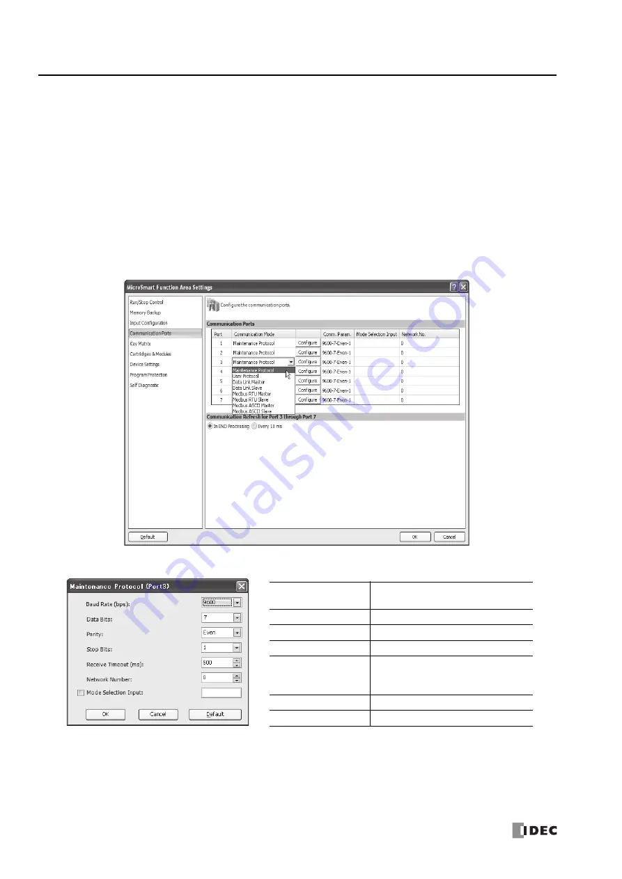 IDEC MICROSmart FC5A Series User Manual Download Page 320