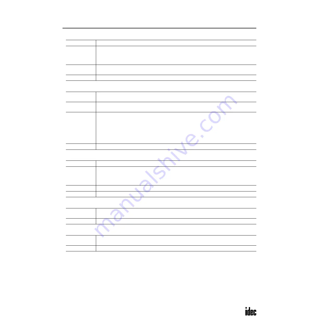 IDEC OpenNet series User Manual Download Page 349