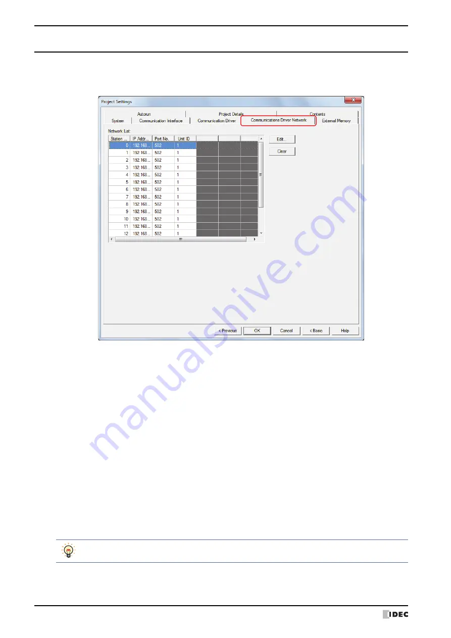 IDEC SmartAXIS Touch FT1A Series User Manual Download Page 130